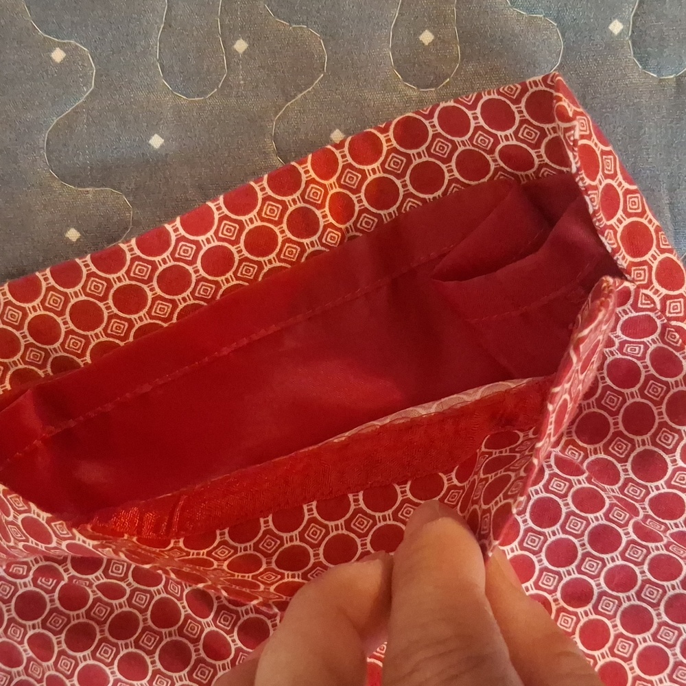 Talbots Red Geometric Cropped Pants - Picture 8 of 8